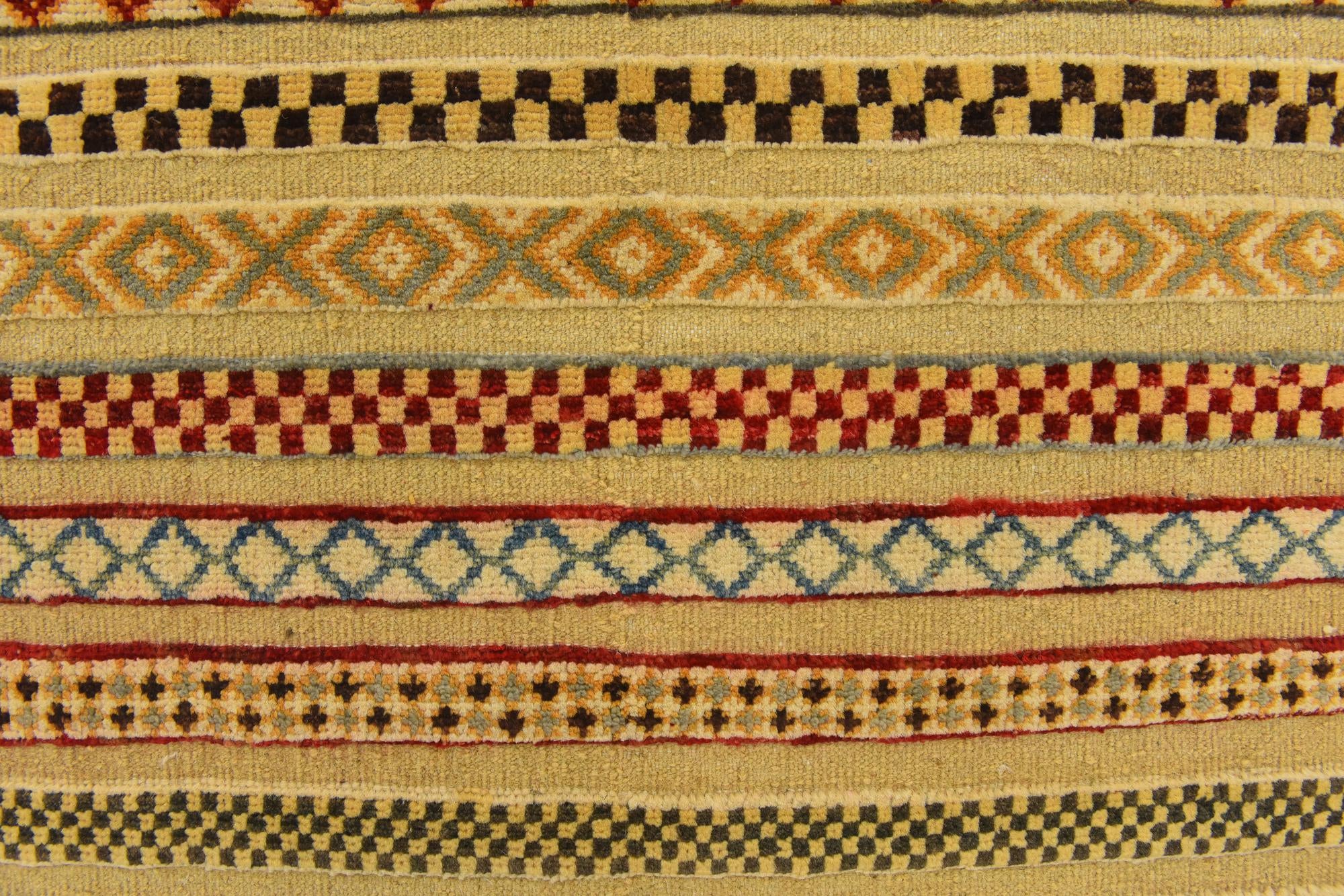 2' 8 x 4' 2 Hand Knotted Modern Ziegler Rug