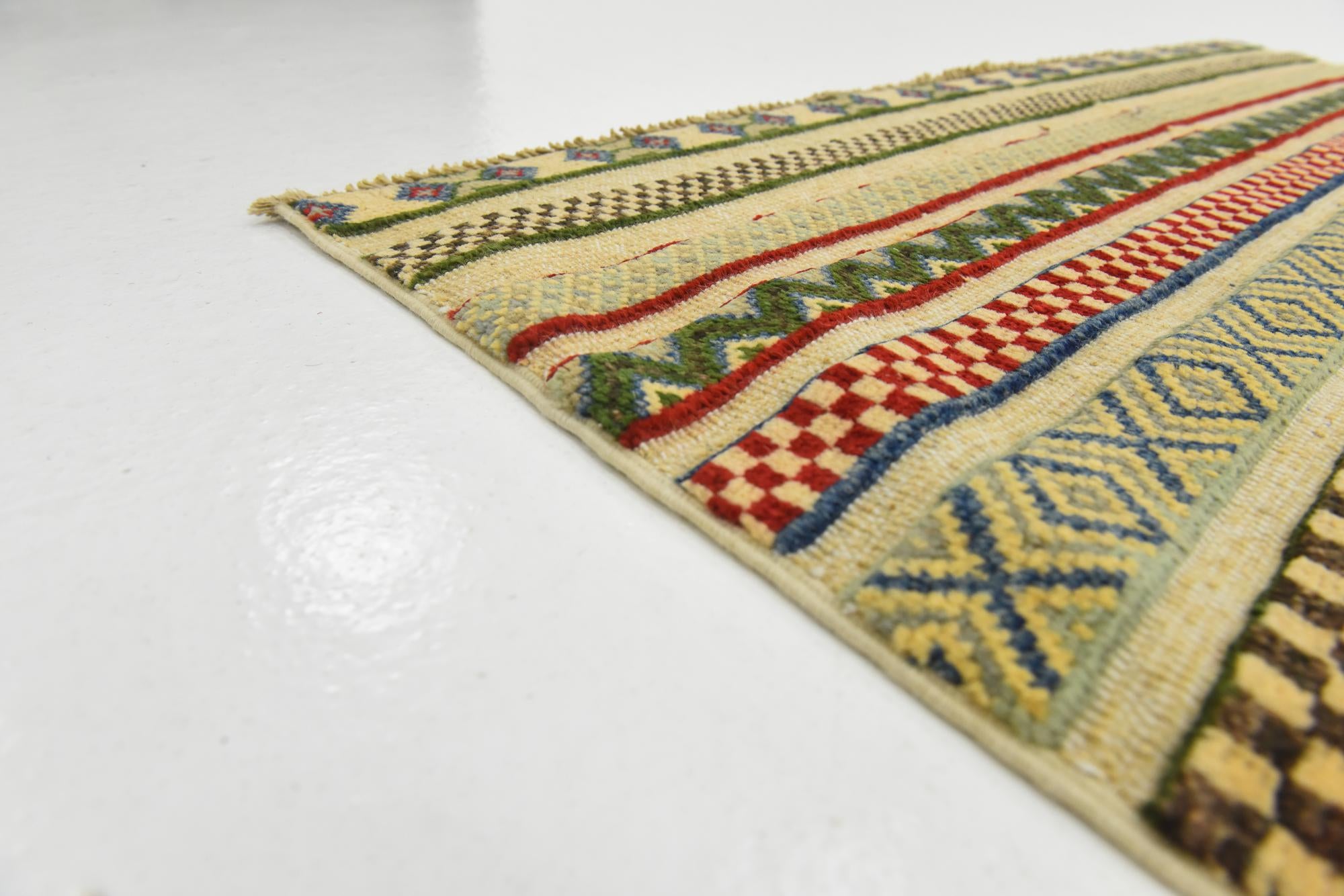 3' 7 x 5' 11 Hand Knotted Modern Ziegler Rug
