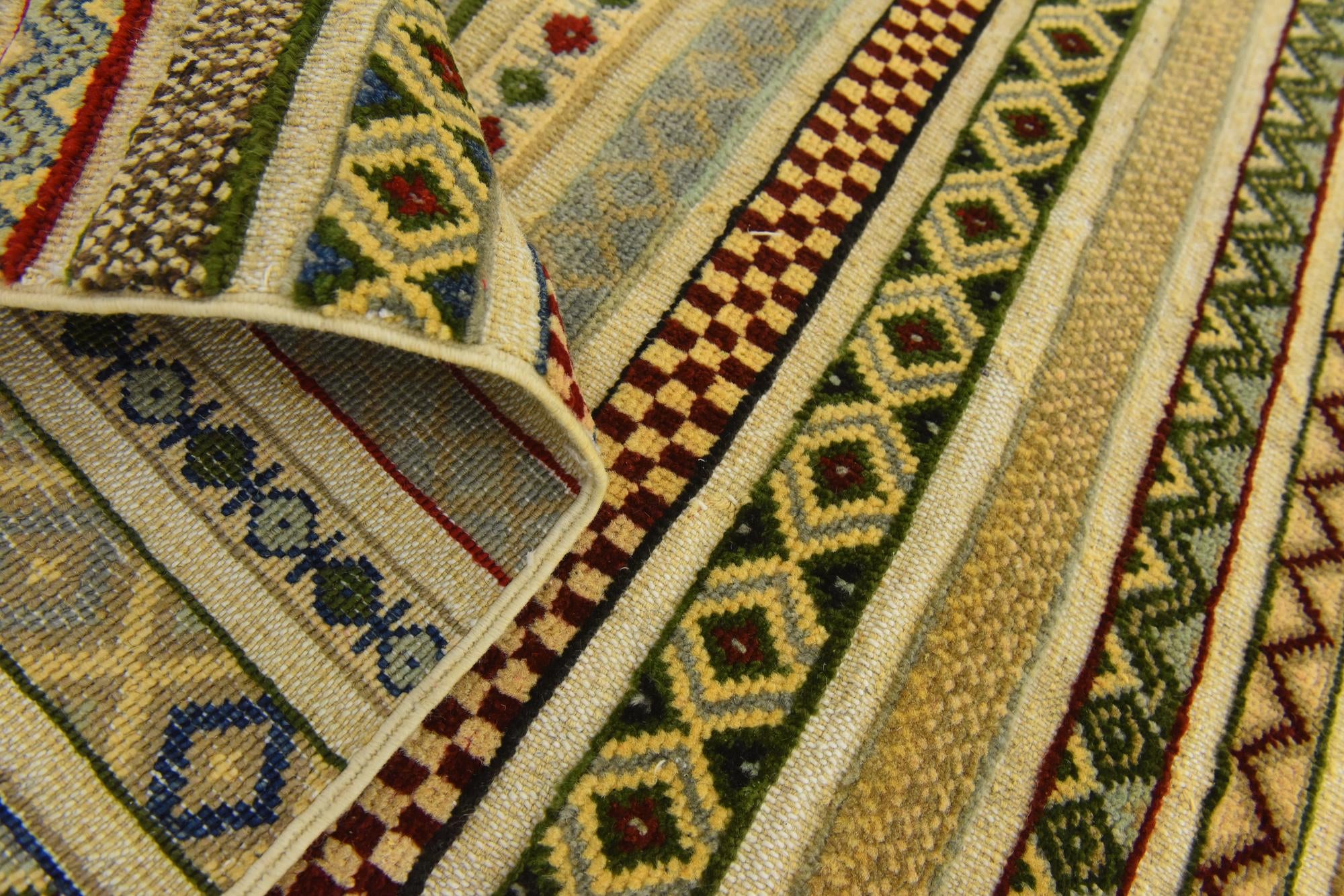 3' 7 x 5' 11 Hand Knotted Modern Ziegler Rug