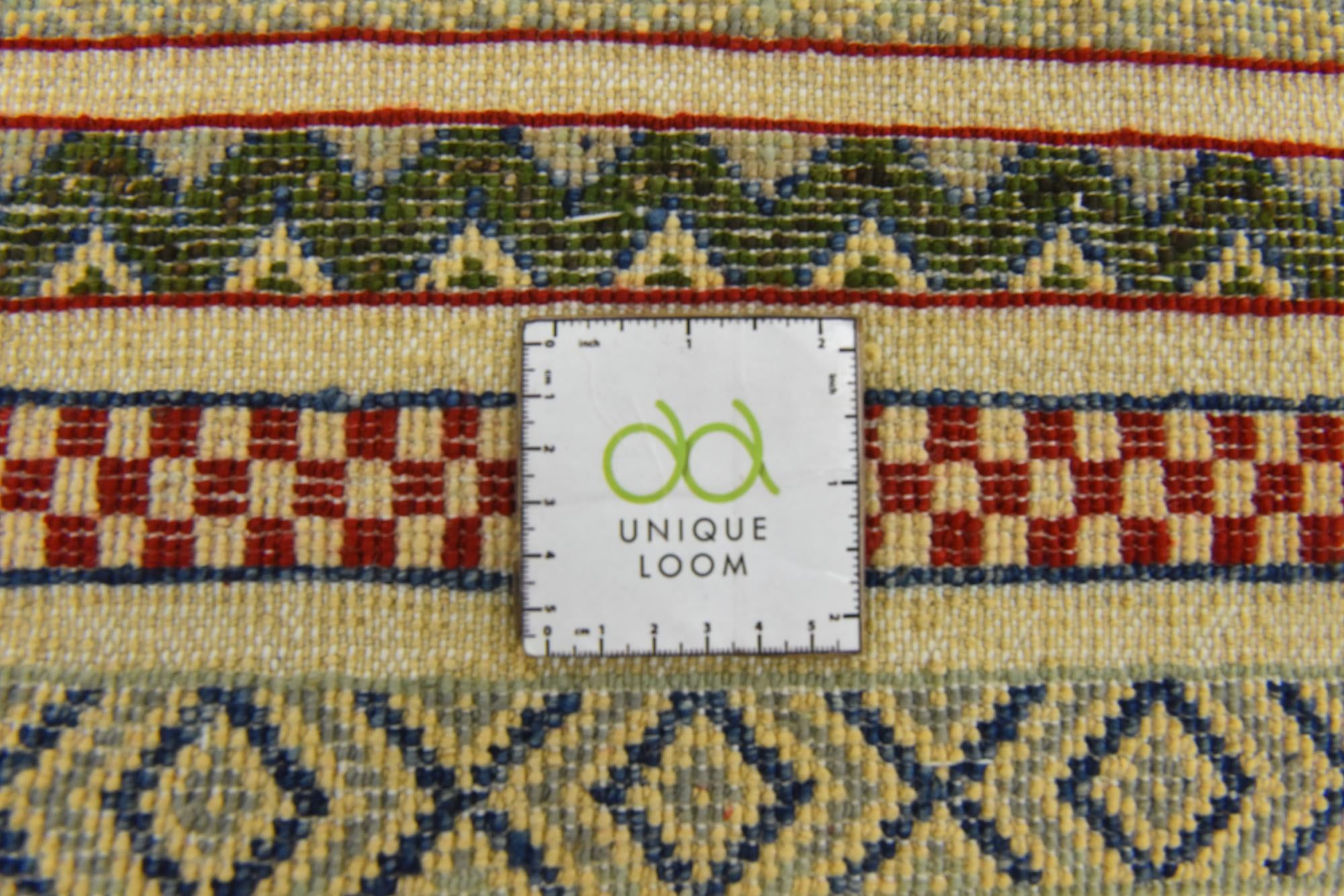 3' 7 x 5' 11 Hand Knotted Modern Ziegler Rug