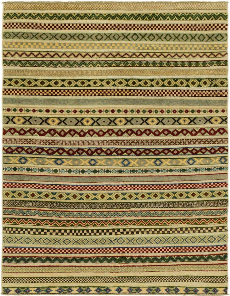 Detail image of 3' 7 x 5' 11 Hand Knotted Modern Ziegler Rug