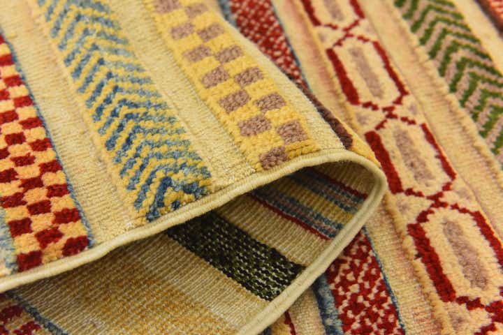 3' 11 x 5' 11 Hand Knotted Modern Ziegler Rug