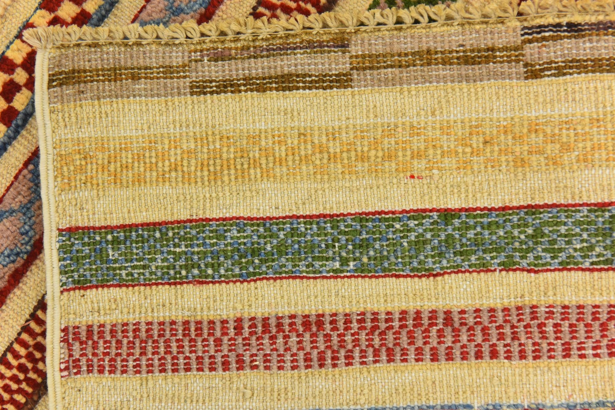 3' 11 x 5' 11 Hand Knotted Modern Ziegler Rug