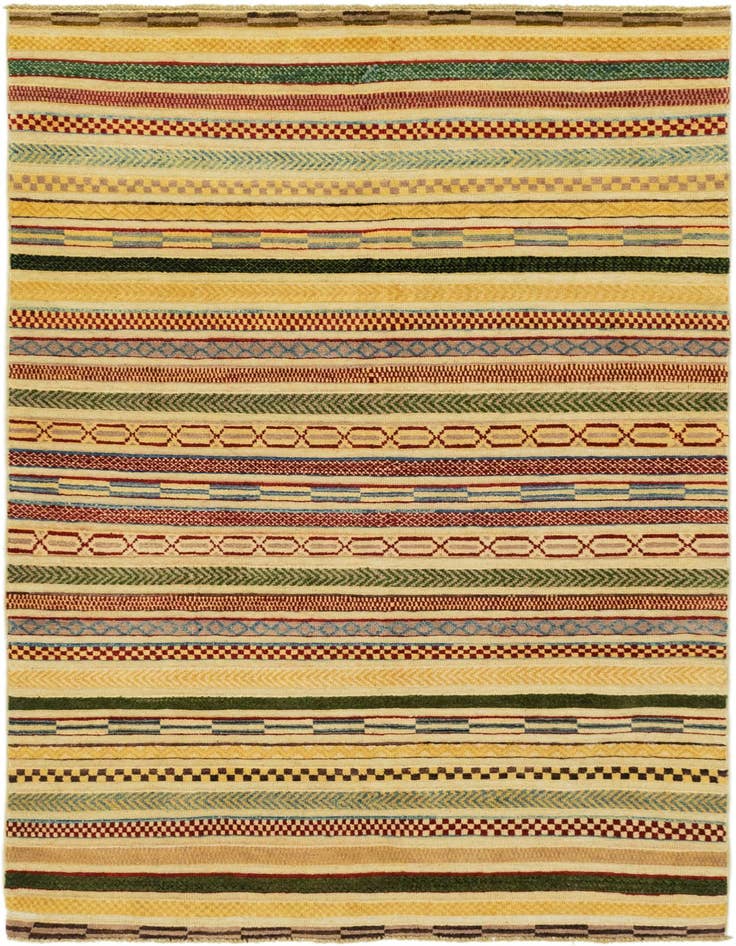 Detail image of 3' 11 x 5' 11 Hand Knotted Modern Ziegler Rug