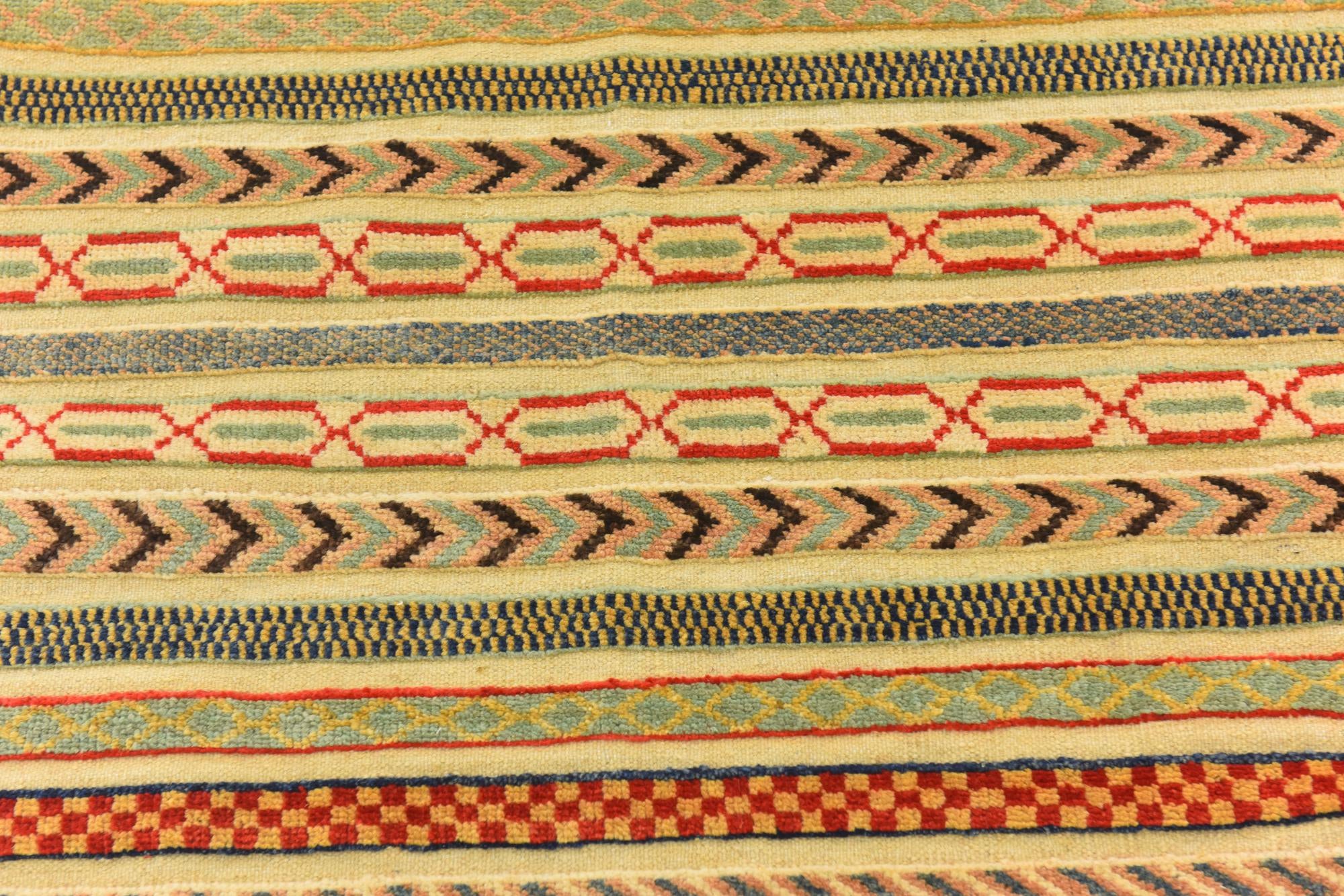 3' 6 x 5' 9 Hand Knotted Modern Ziegler Rug