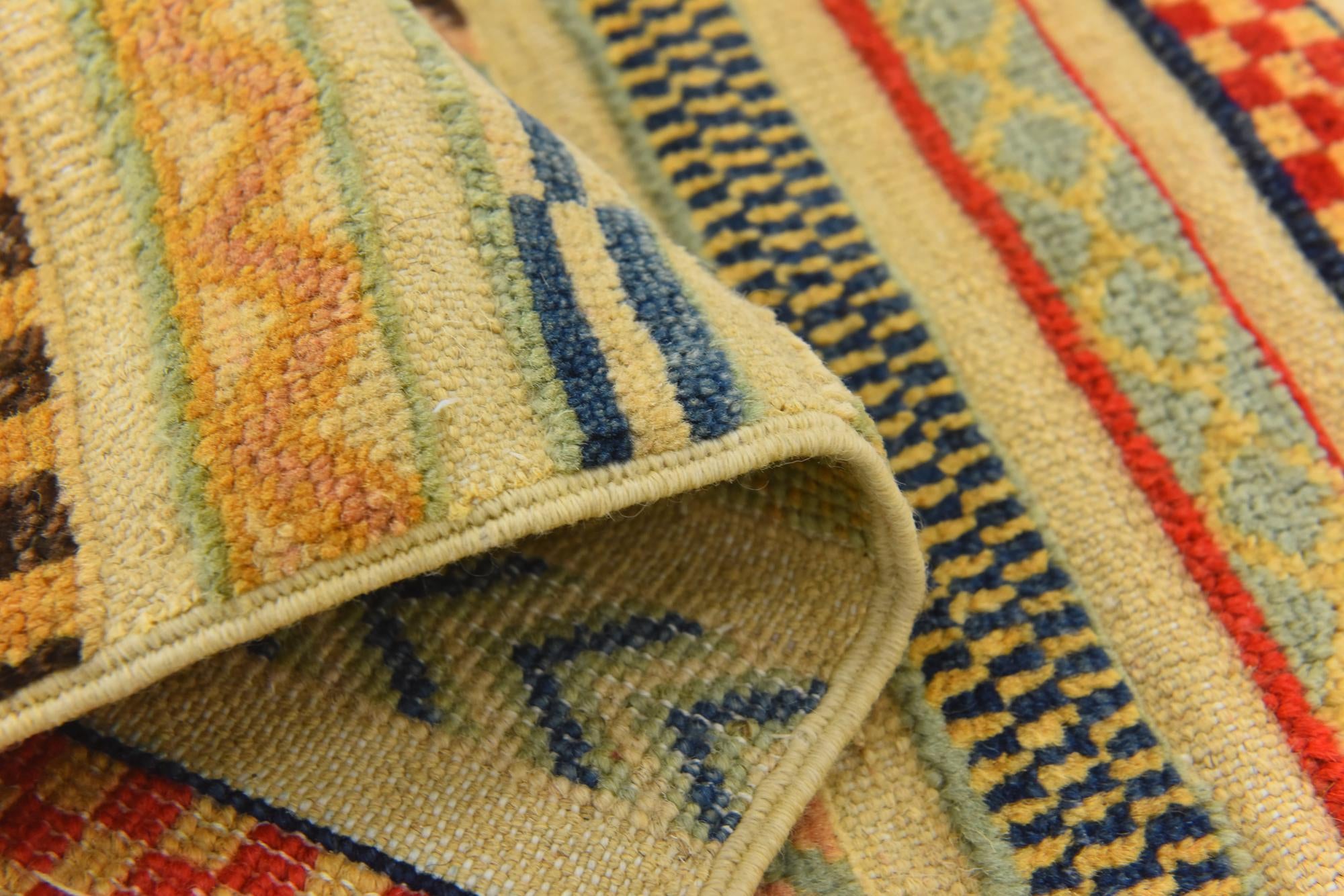 3' 6 x 5' 9 Hand Knotted Modern Ziegler Rug