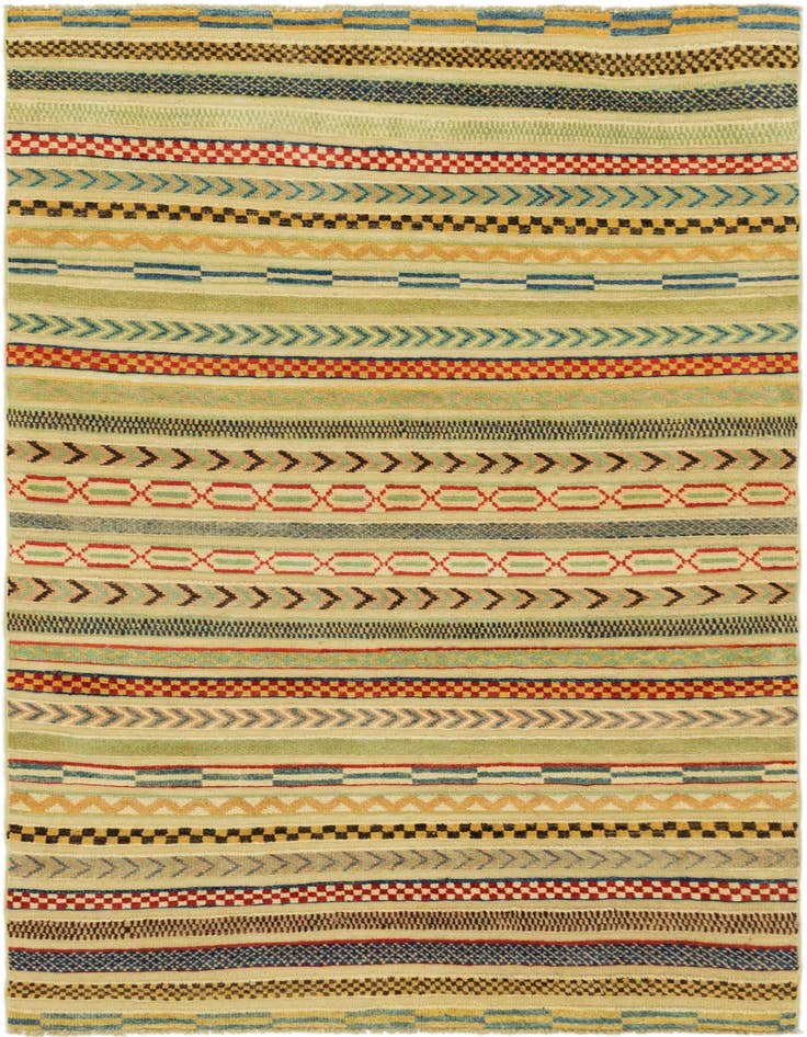 Detail image of 3' 6 x 5' 9 Hand Knotted Modern Ziegler Rug