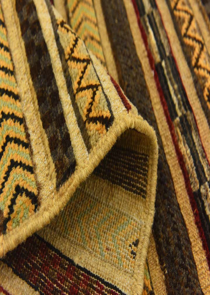 3' 4 x 4' 10 Hand Knotted Modern Ziegler Rug