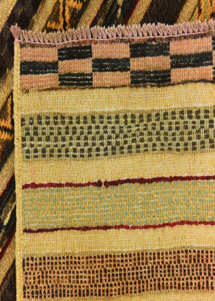 3' 4 x 4' 10 Hand Knotted Modern Ziegler Rug