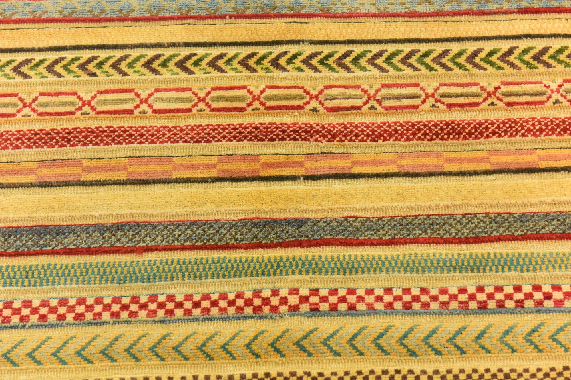 3' 7 x 5' Hand Knotted Modern Ziegler Rug
