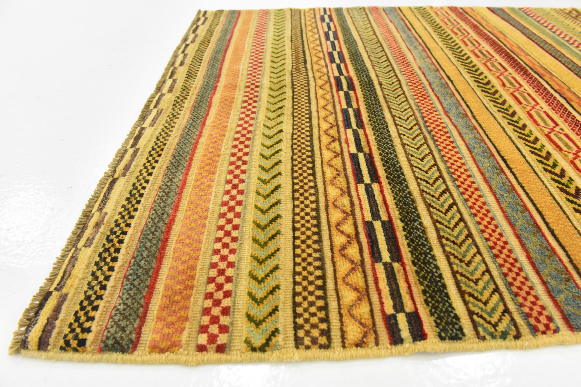 3' 7 x 5' Hand Knotted Modern Ziegler Rug