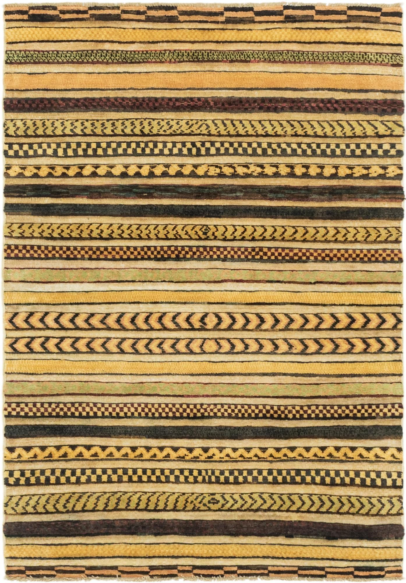 3' 3 x 4' 10 Hand Knotted Modern Ziegler Rug