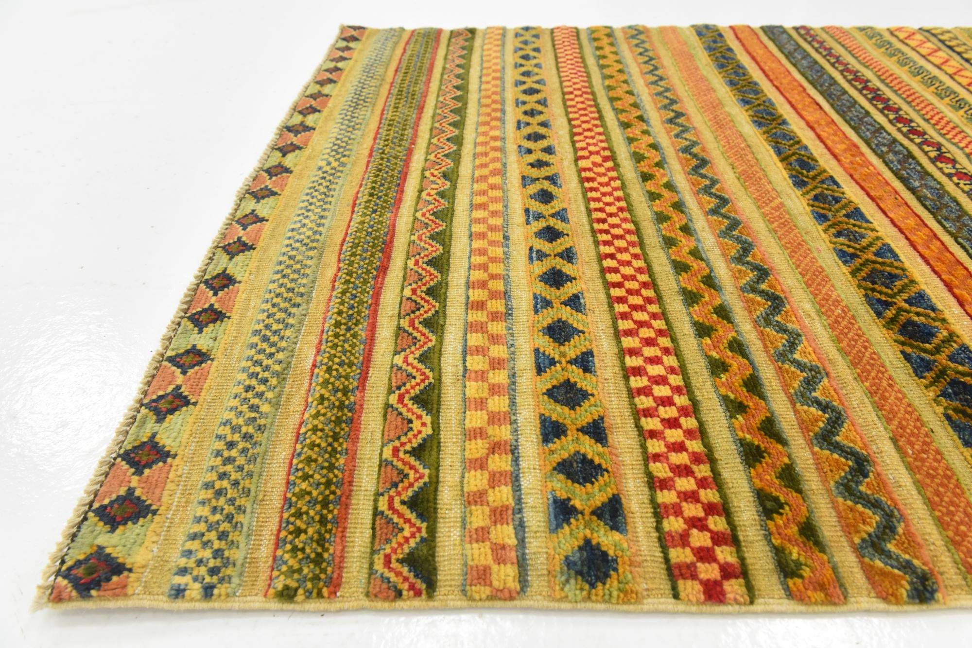 3' 3 x 5' Hand Knotted Modern Ziegler Rug