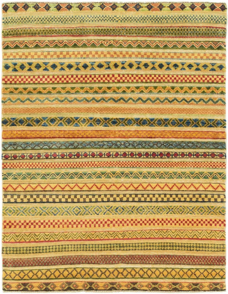 Detail image of 3' 3 x 5' Hand Knotted Modern Ziegler Rug