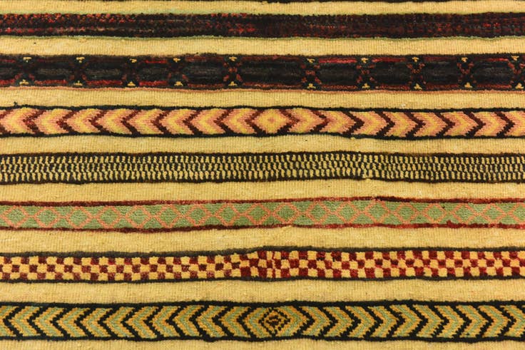 Detail image of 3' 4 x 4' 7 Hand Knotted Modern Ziegler Rug