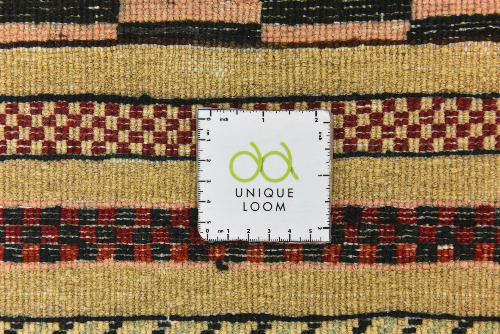 3' 4 x 4' 7 Hand Knotted Modern Ziegler Rug