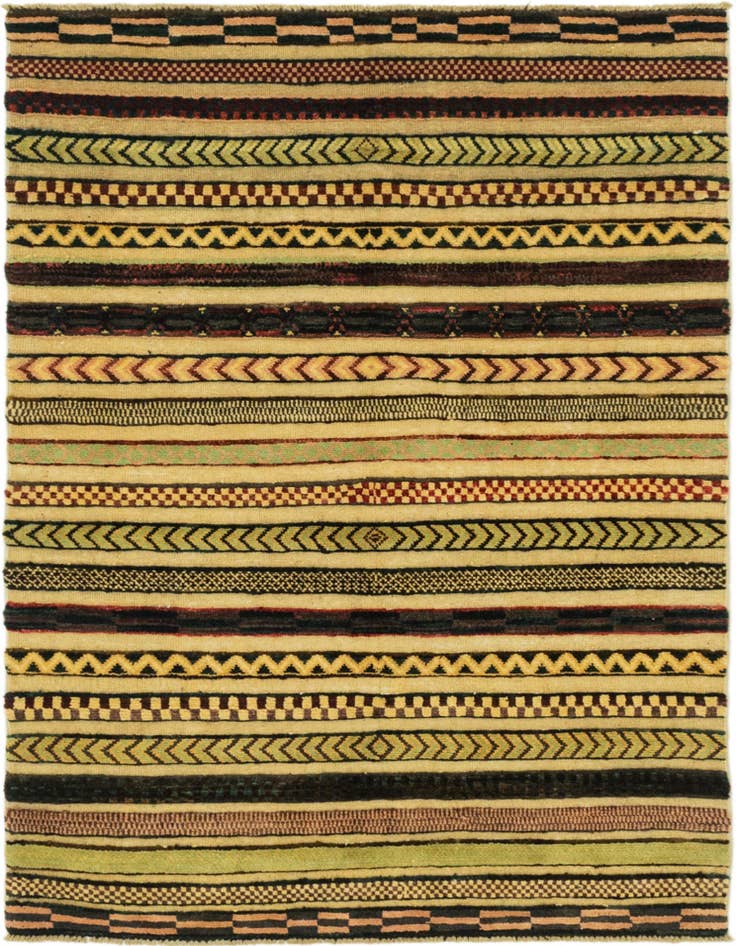Detail image of 3' 4 x 4' 7 Hand Knotted Modern Ziegler Rug