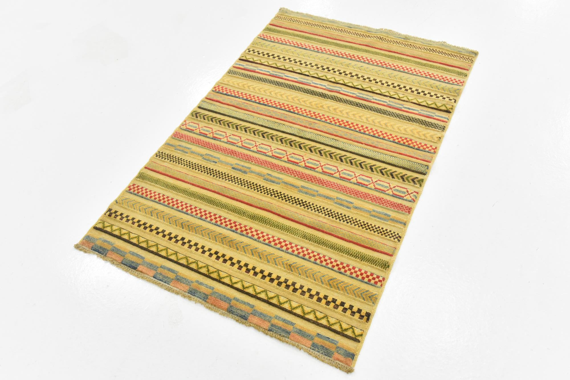 3' 2 x 5' Hand Knotted Modern Ziegler Rug