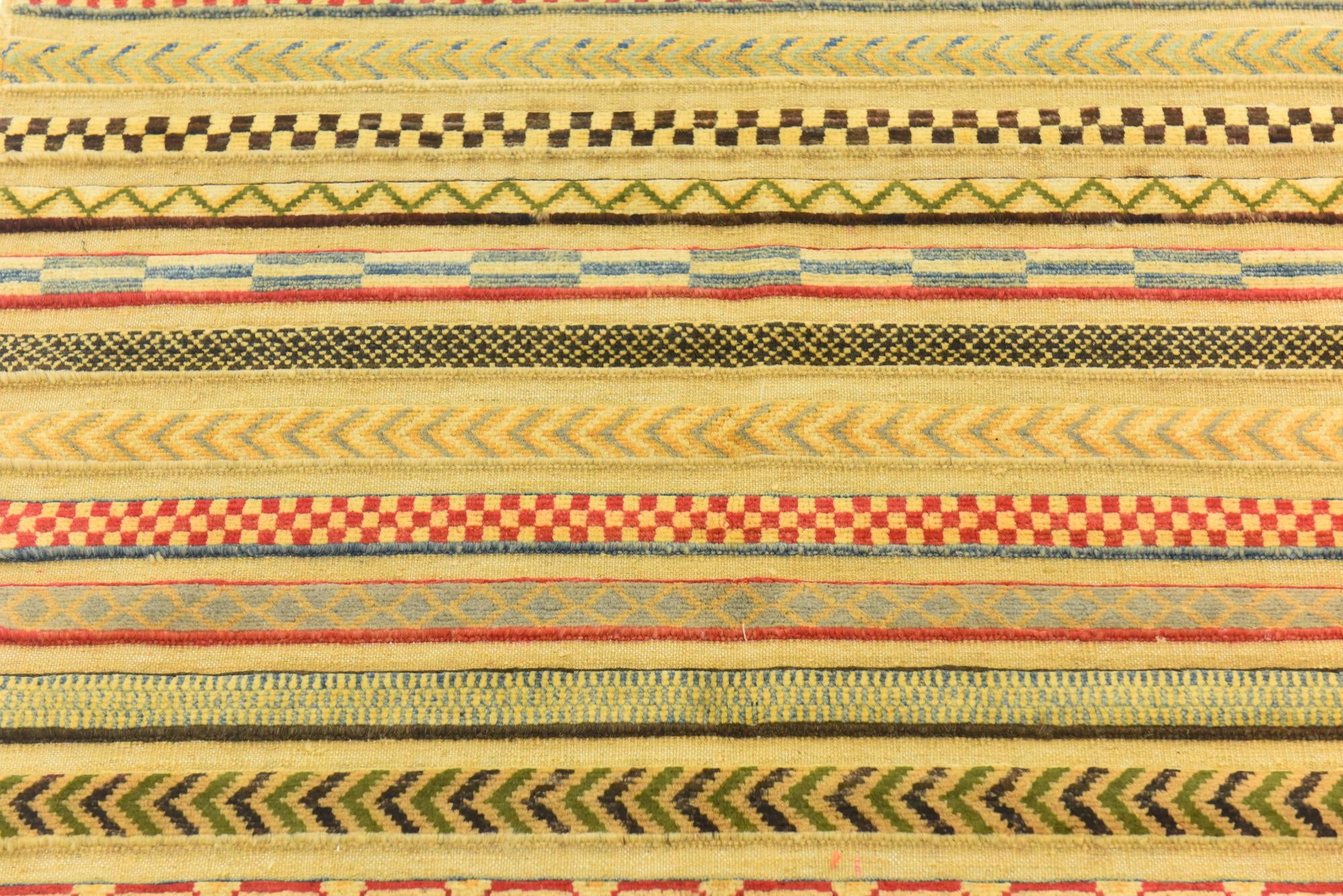 3' 2 x 5' Hand Knotted Modern Ziegler Rug