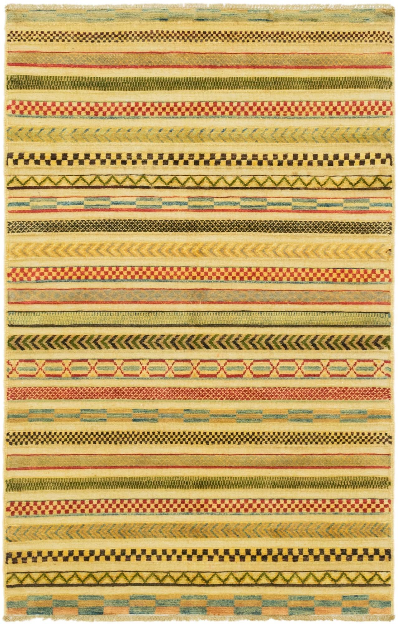 3' 2 x 5' Hand Knotted Modern Ziegler Rug
