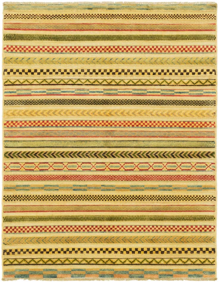 Detail image of 3' 2 x 5' Hand Knotted Modern Ziegler Rug