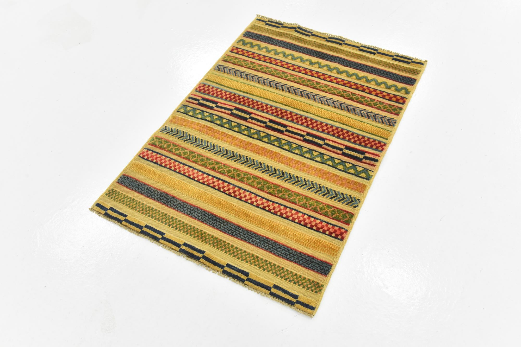 2' 8 x 4' Hand Knotted Modern Ziegler Rug
