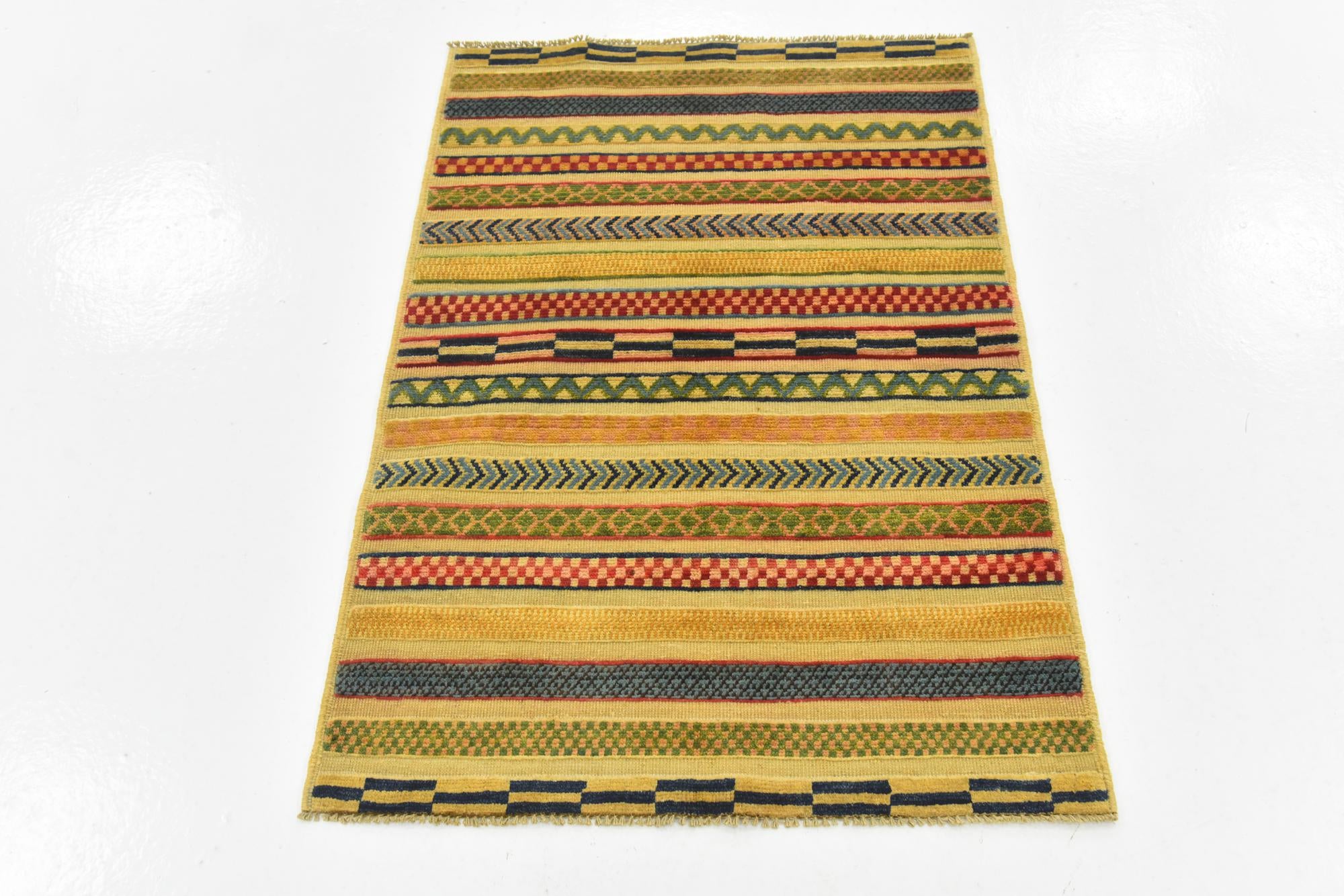 2' 8 x 4' Hand Knotted Modern Ziegler Rug
