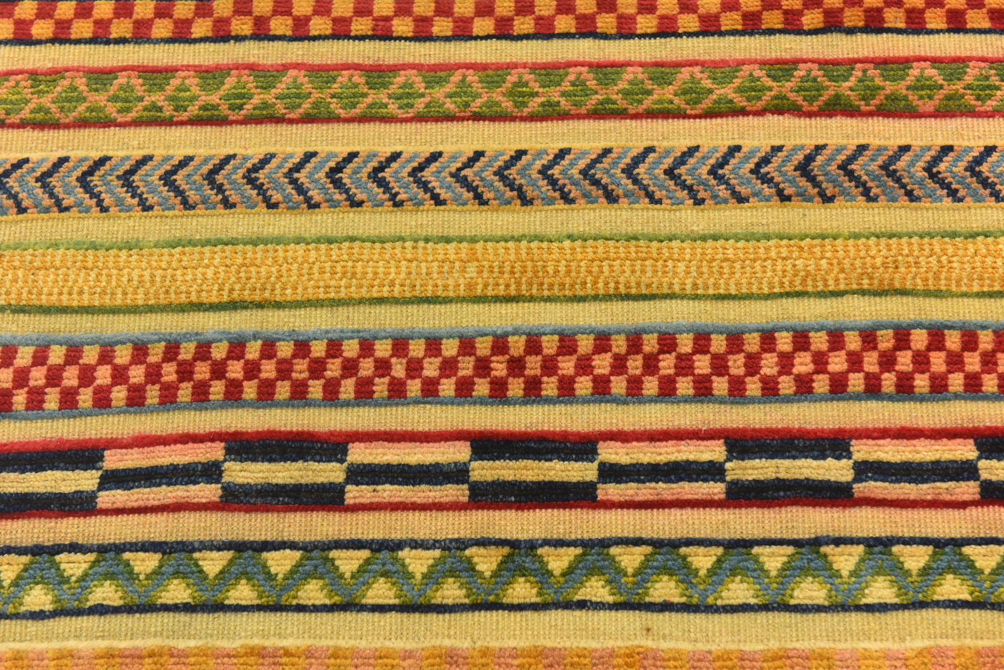 2' 8 x 4' Hand Knotted Modern Ziegler Rug
