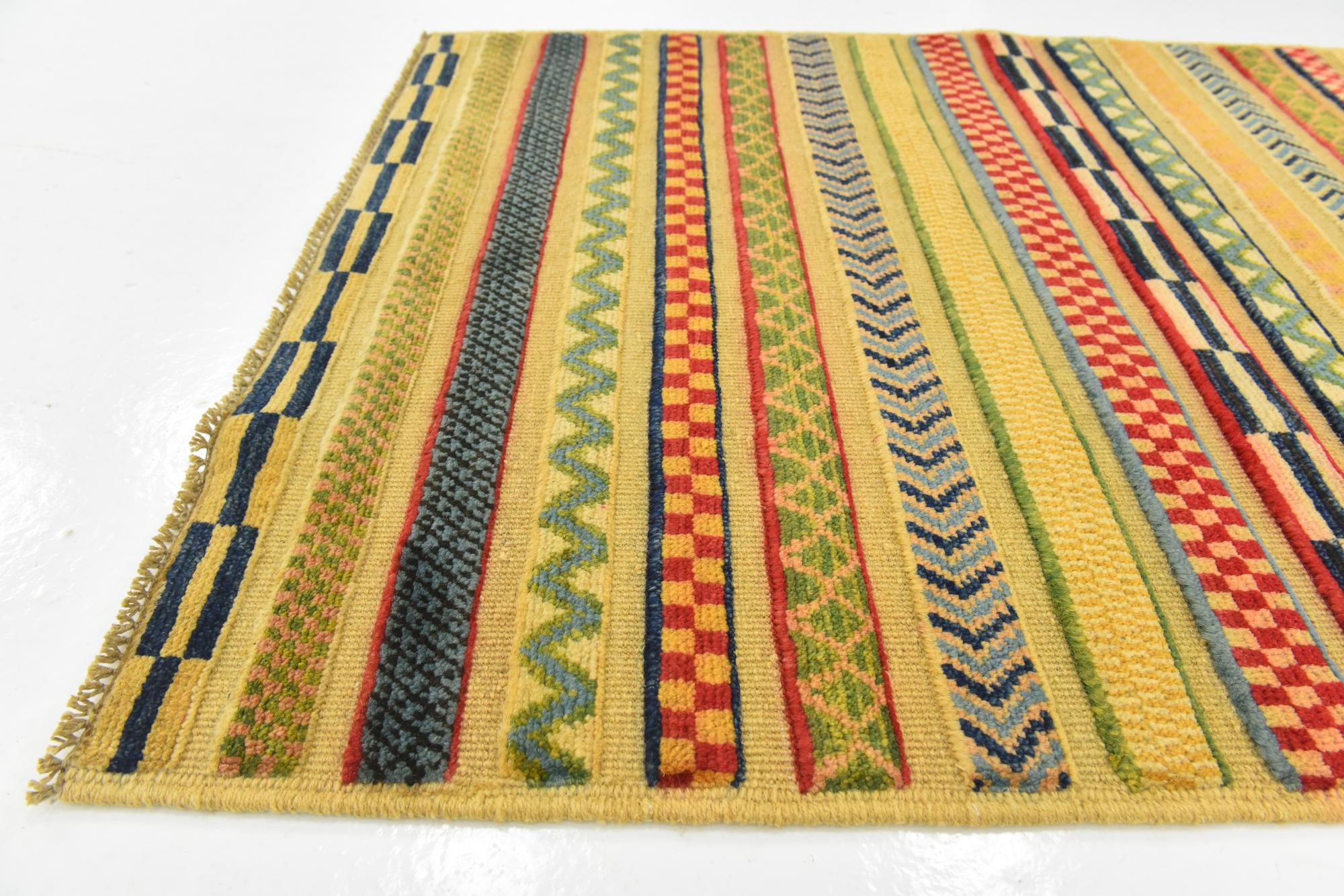 2' 8 x 4' Hand Knotted Modern Ziegler Rug
