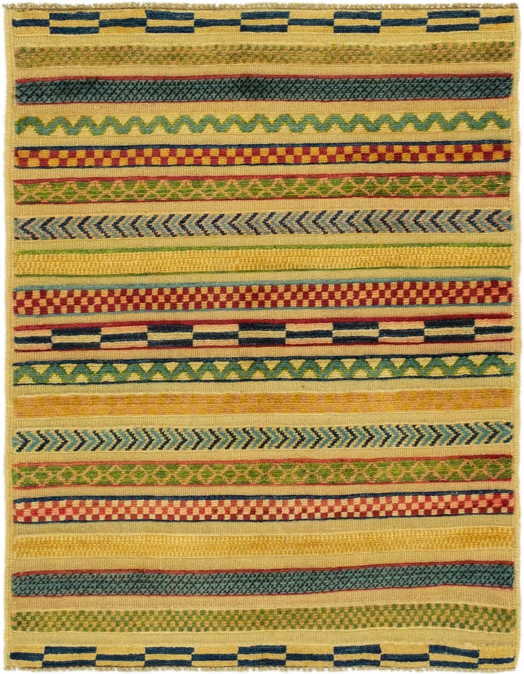 Detail image of 2' 8 x 4' Hand Knotted Modern Ziegler Rug