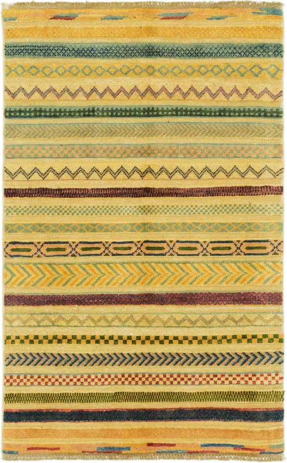 Detail image of 2' 7 x 4' 1 Hand Knotted Modern Ziegler Rug