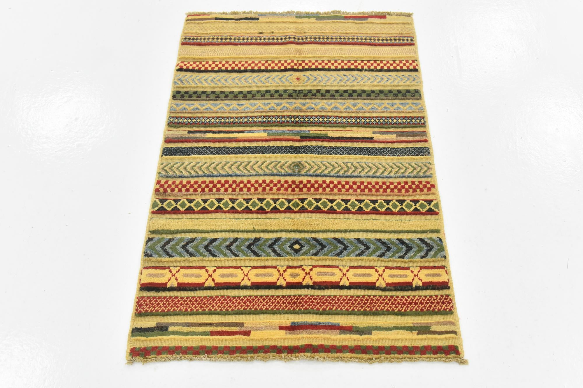 2' 7 x 3' 11 Hand Knotted Modern Ziegler Rug