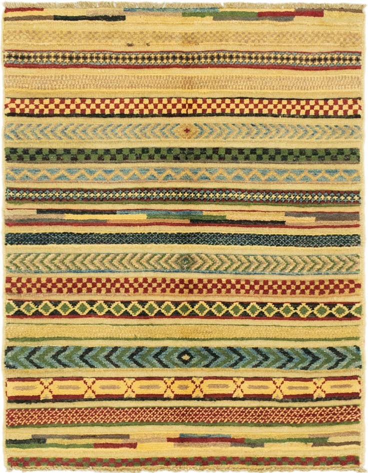 Detail image of 2' 7 x 3' 11 Hand Knotted Modern Ziegler Rug