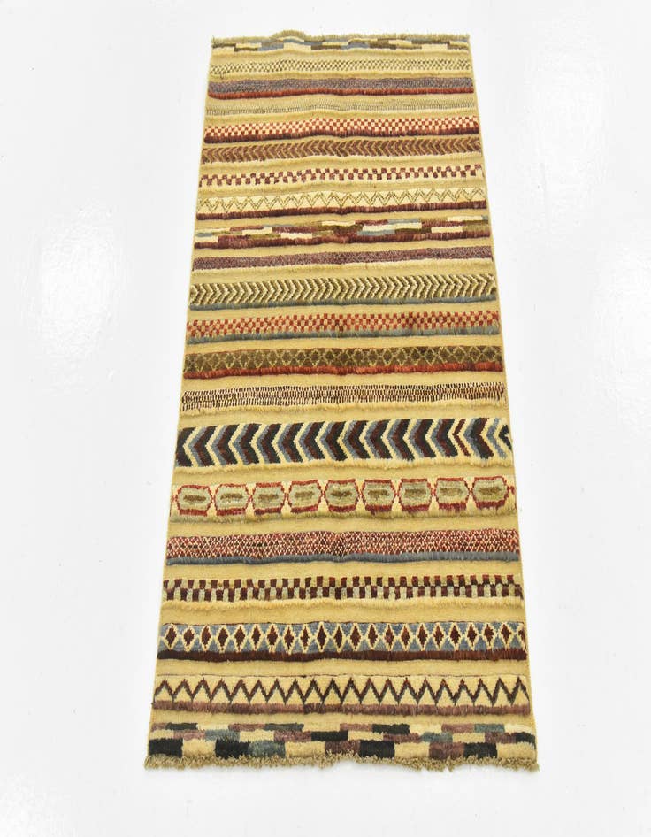 Detail image of 2' 9 x 3' 11  Hand Knotted Modern Ziegler Rug