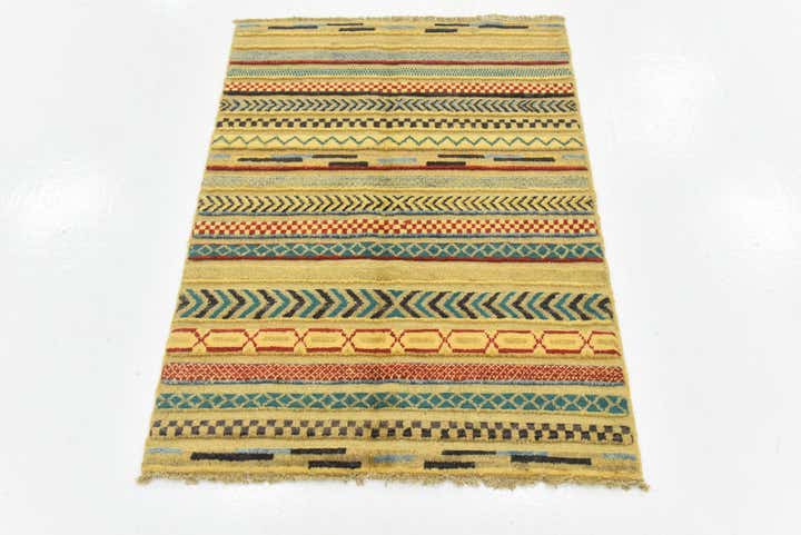 2' 10 x 4' 9 Hand Knotted Modern Ziegler Rug