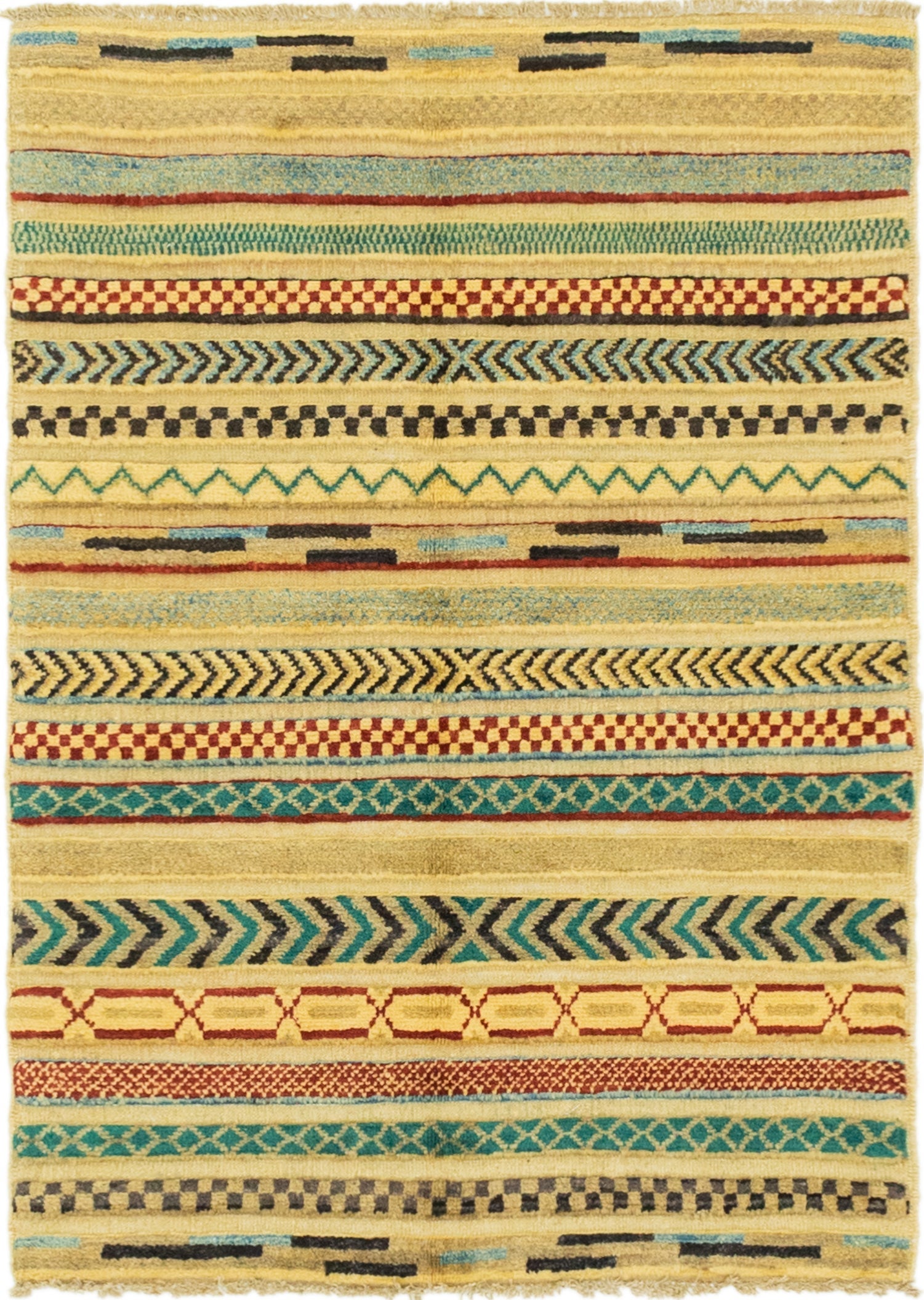 2' 10 x 4' 9 Hand Knotted Modern Ziegler Rug