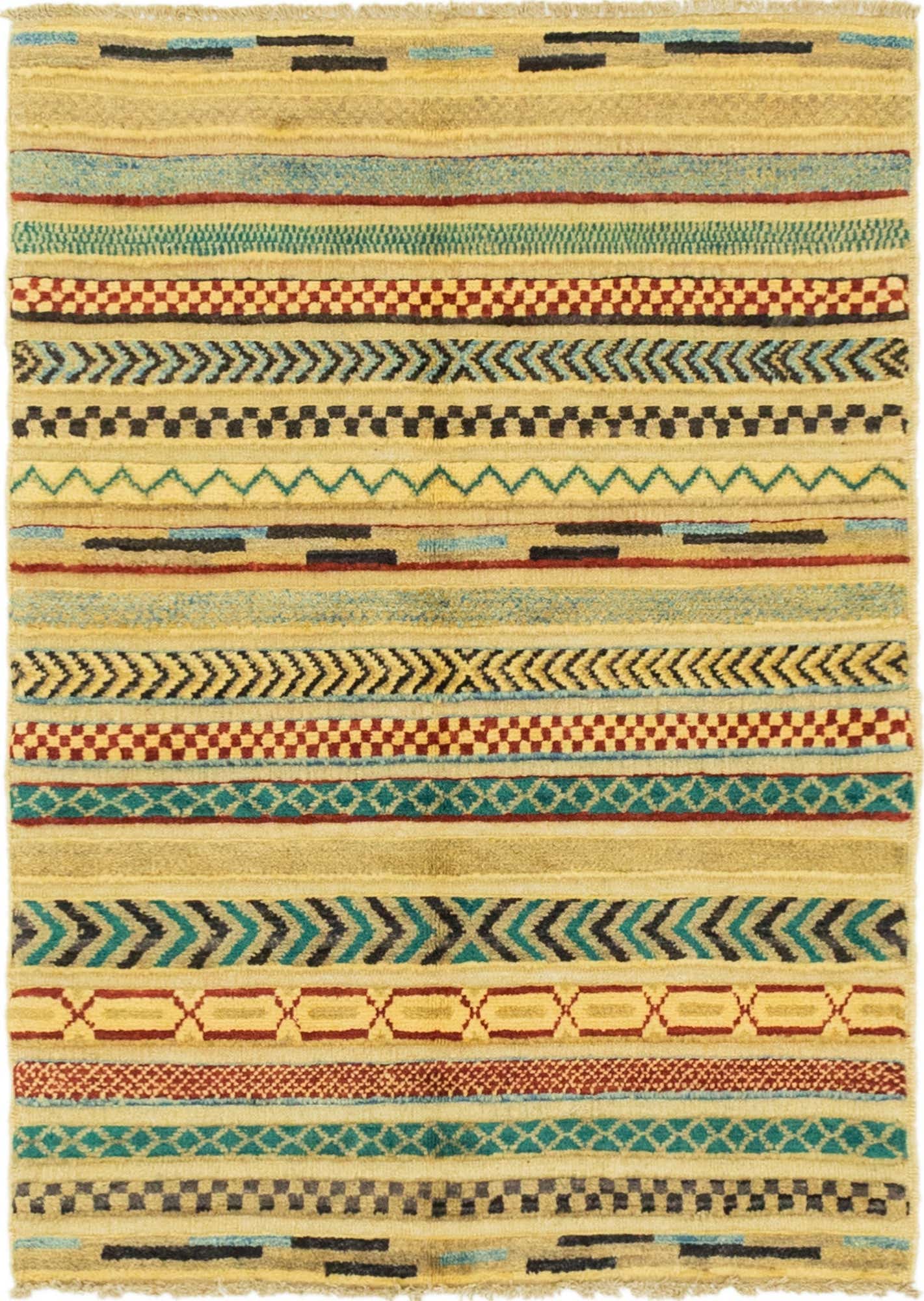 2' 10 x 4' 9 Hand Knotted Modern Ziegler Rug