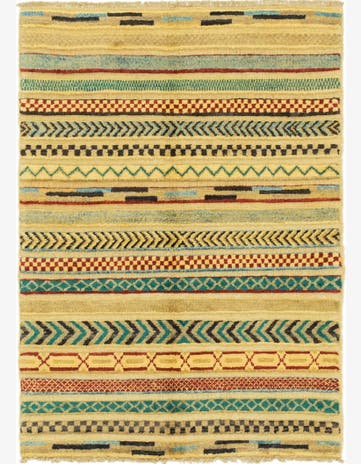 2' 10 x 4' 9 Hand Knotted Modern Ziegler Rug