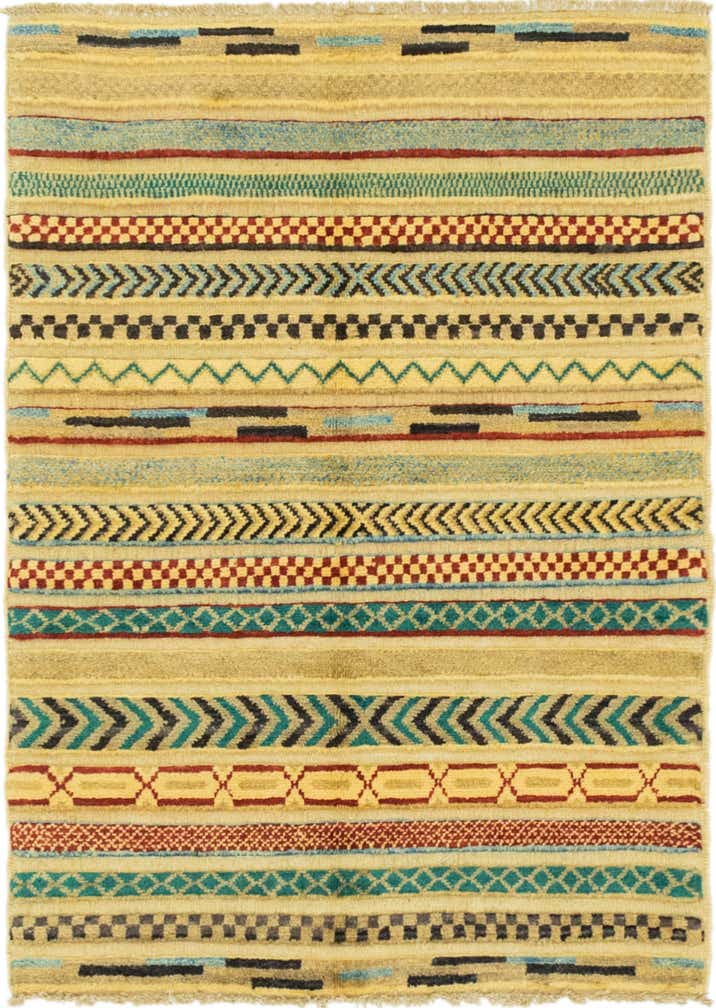 2' 10 x 4' 9 Hand Knotted Modern Ziegler Rug