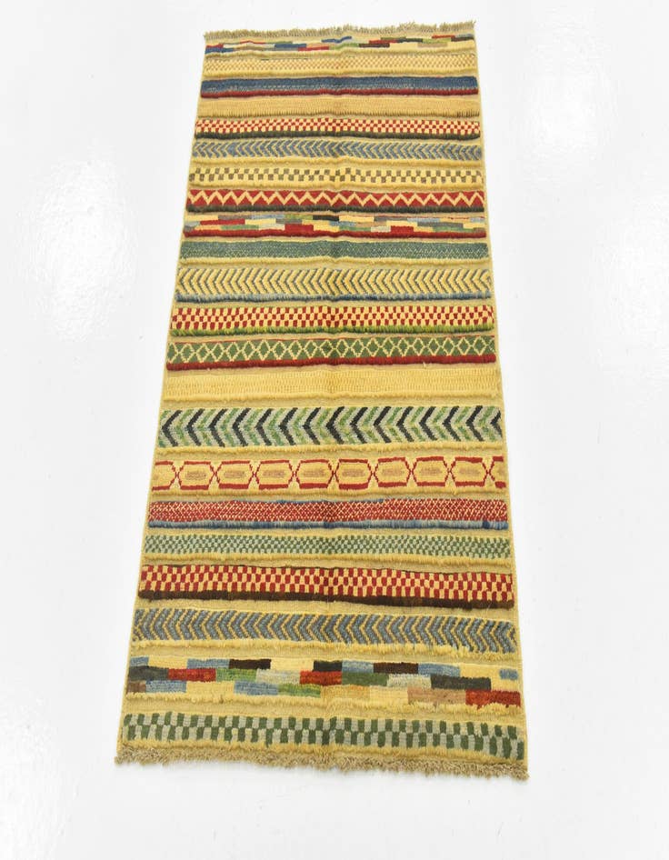 Detail image of 2' 9 x 4' Hand Knotted Modern Ziegler Rug