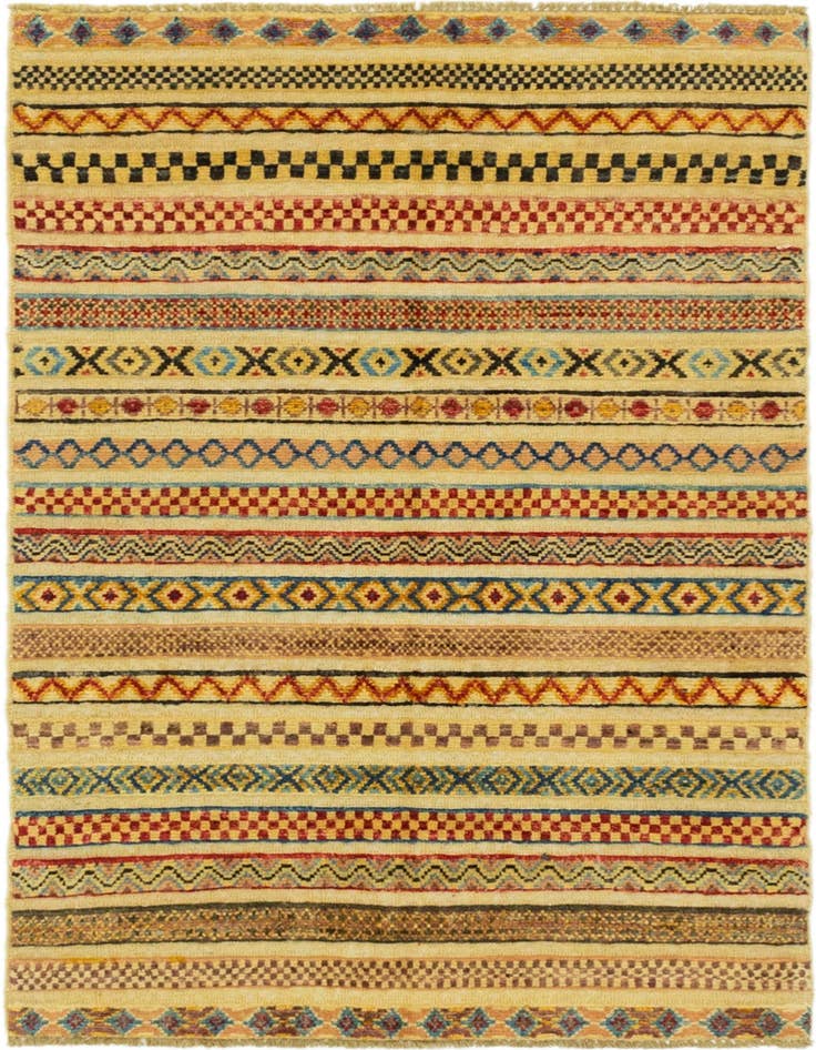 Detail image of 2' 8 x 4' Hand Knotted Modern Ziegler Rug