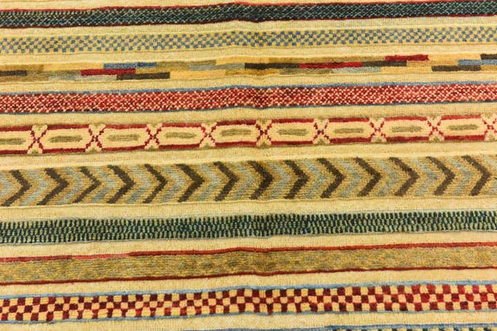 4' 1 x 5' 9 Hand Knotted Modern Ziegler Rug