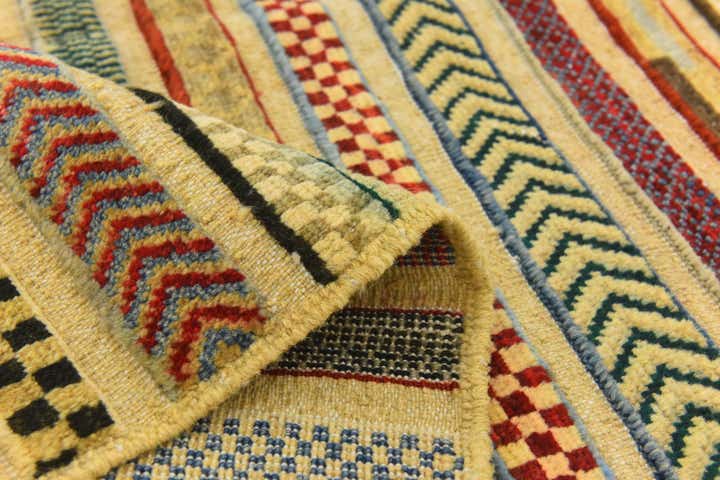 4' 1 x 5' 9 Hand Knotted Modern Ziegler Rug