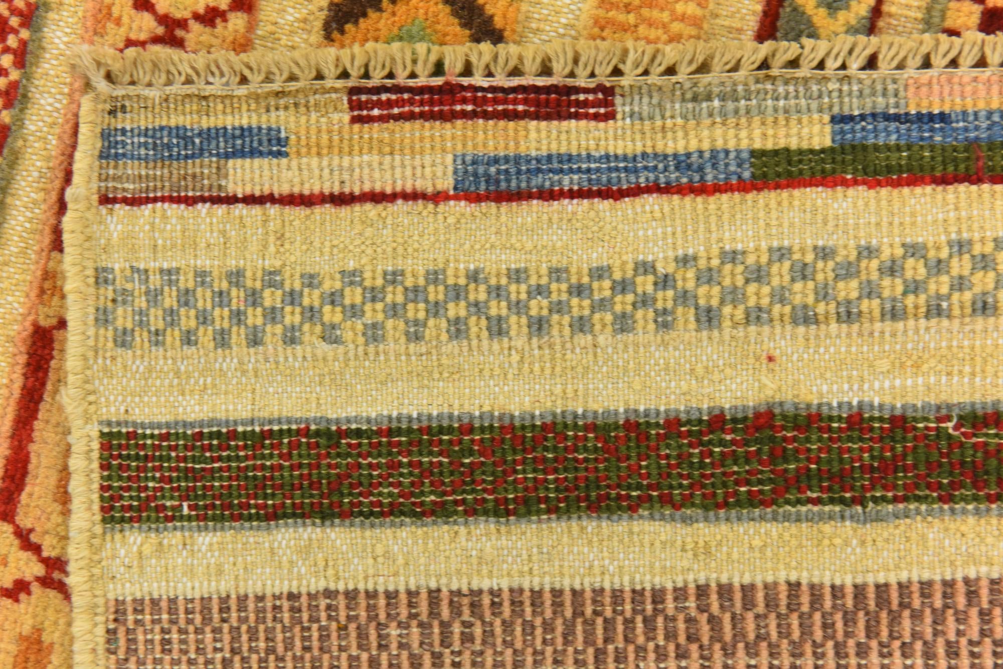 4' x 5' 10 Hand Knotted Modern Ziegler Rug