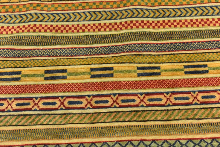 Detail image of 4' x 6' Hand Knotted Modern Ziegler Rug