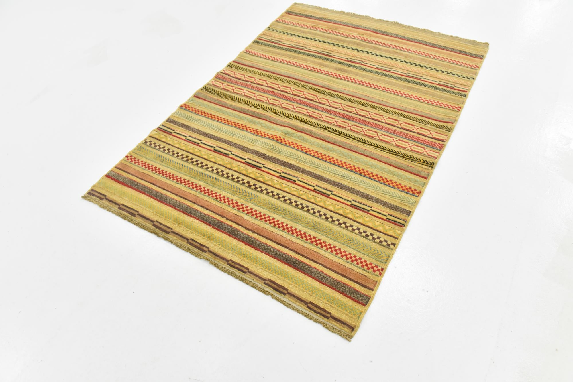 4' x 6' Hand Knotted Modern Ziegler Rug