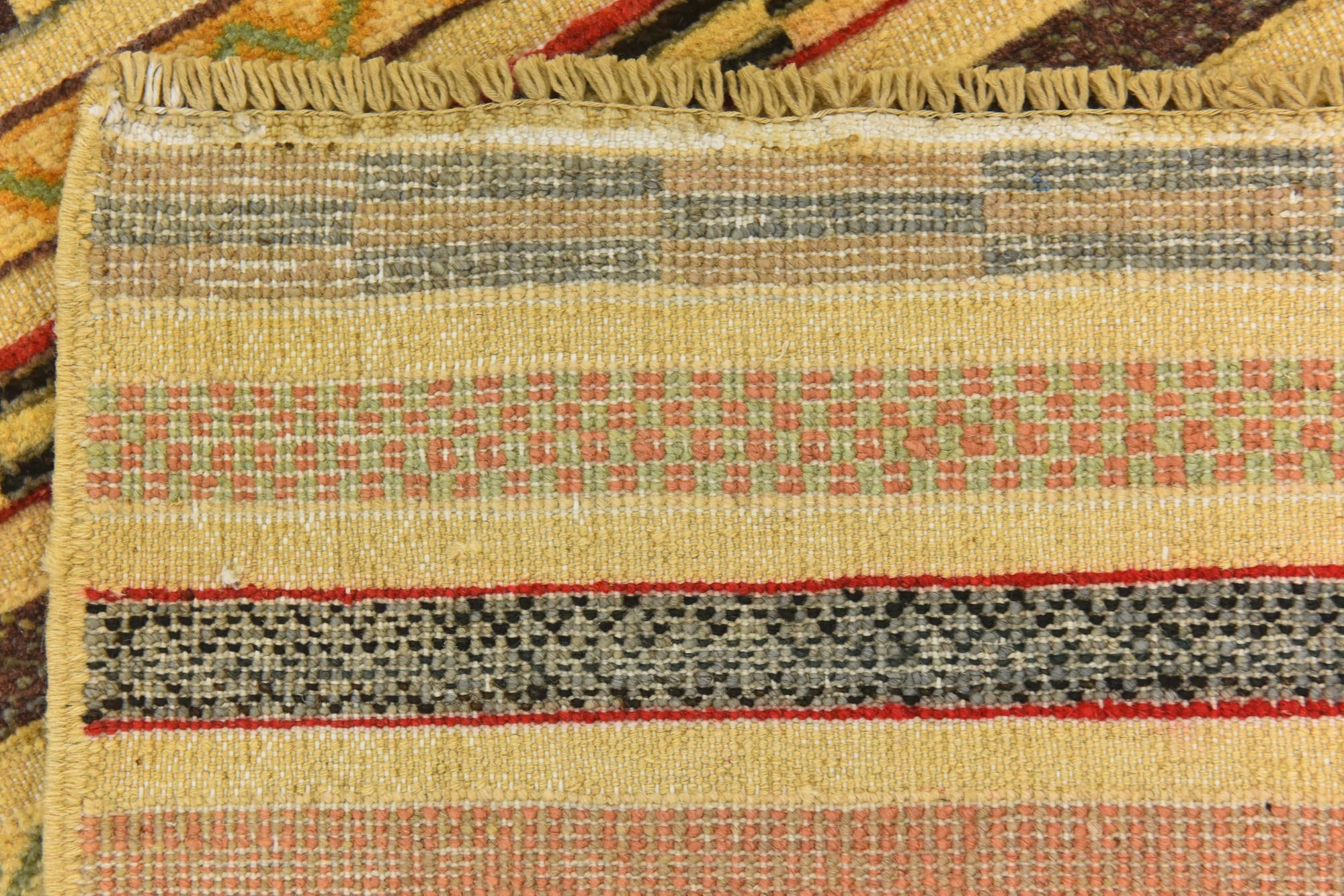 4' x 6' Hand Knotted Modern Ziegler Rug