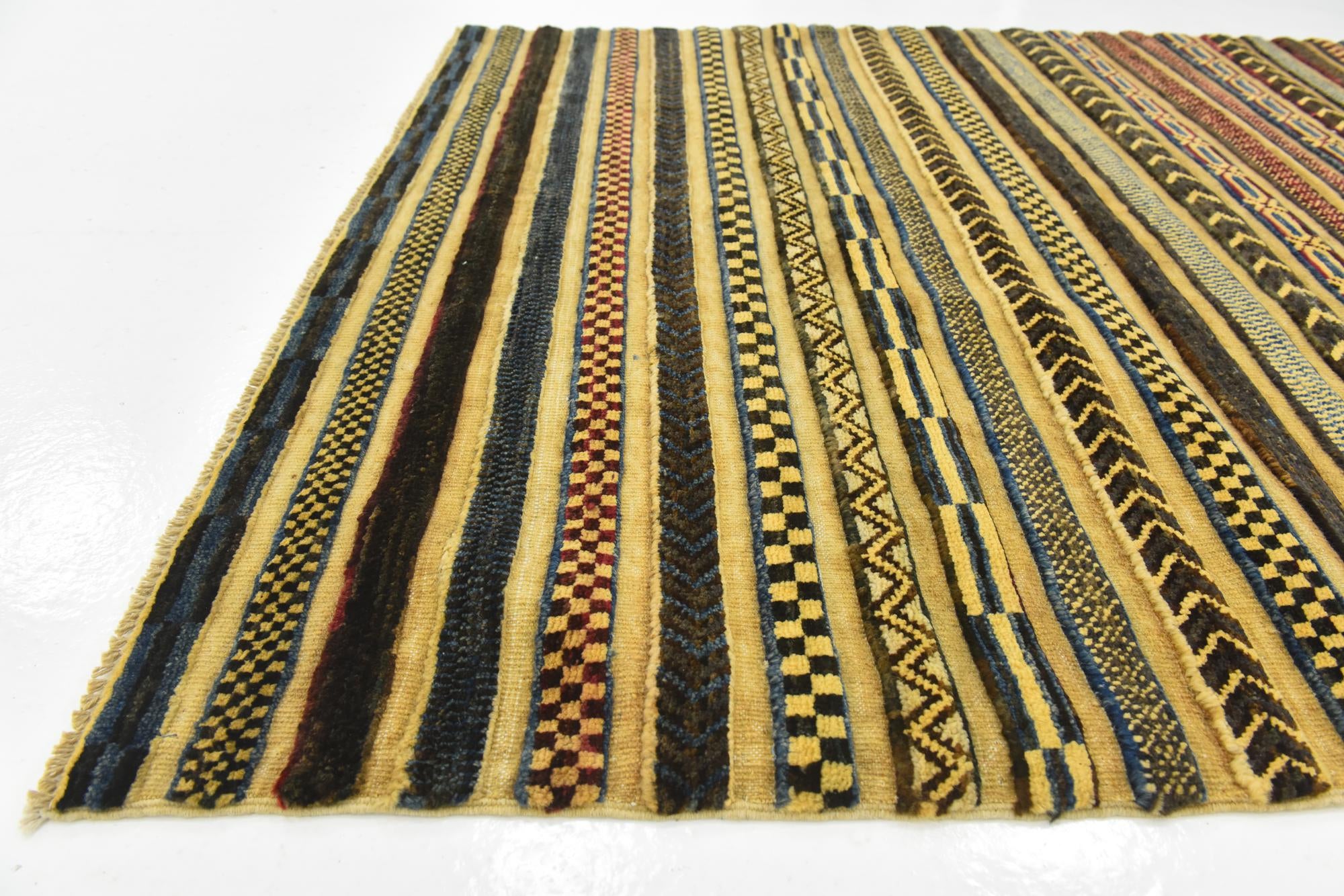 4' x 6' 4 Hand Knotted Modern Ziegler Rug