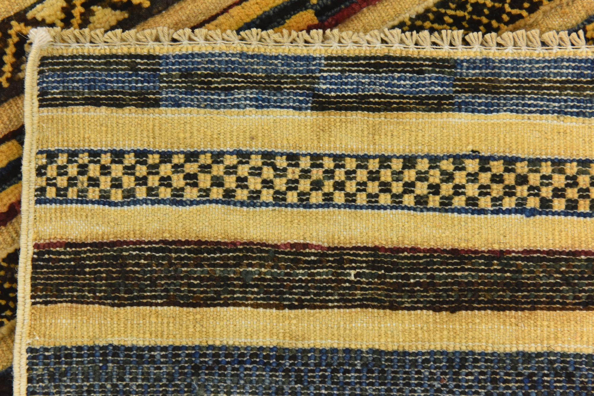 4' x 6' 4 Hand Knotted Modern Ziegler Rug