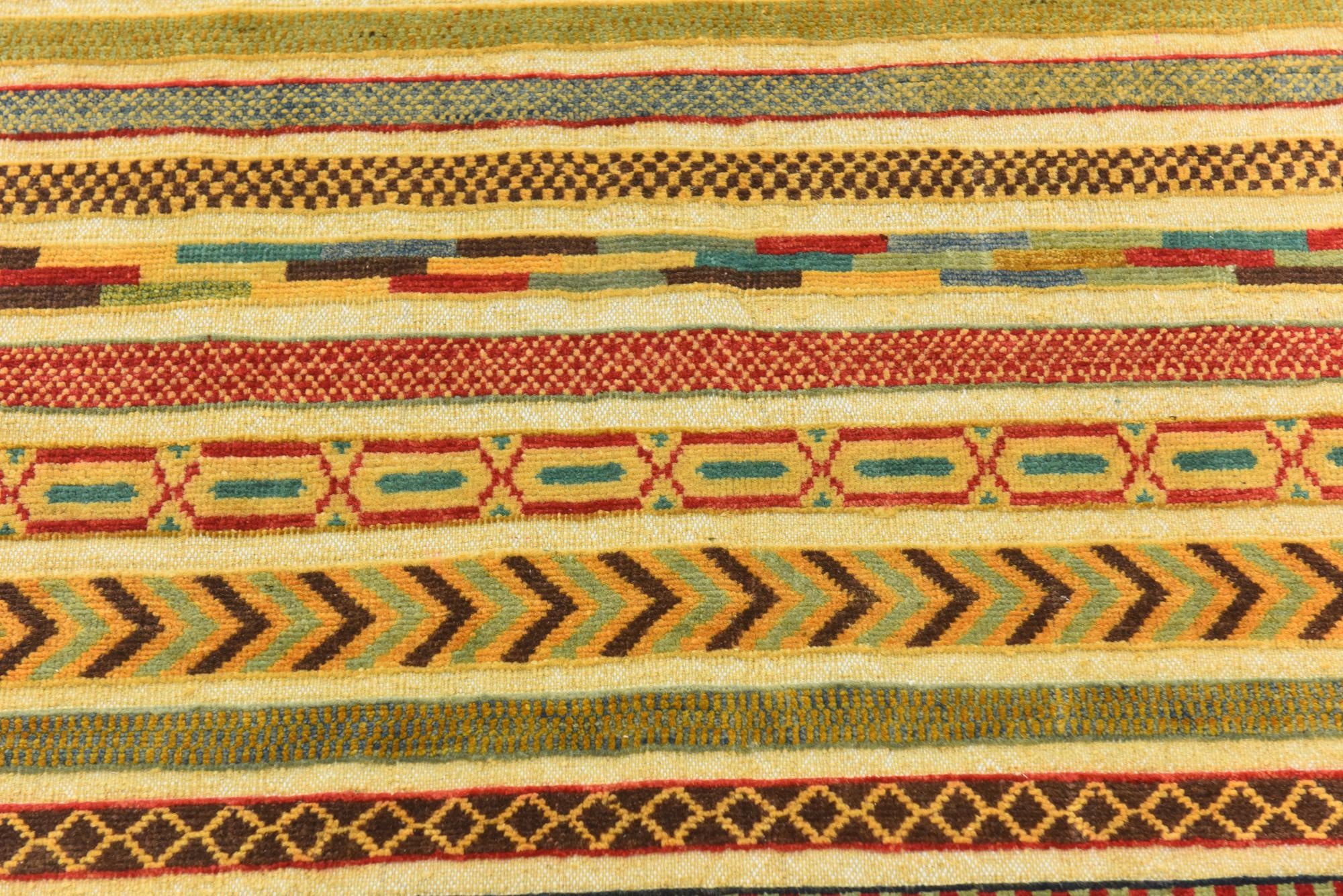 4' x 5' 10 Hand Knotted Modern Ziegler Rug
